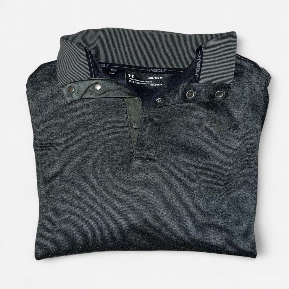 Under Armour Men's Green Polo Sweatshirt